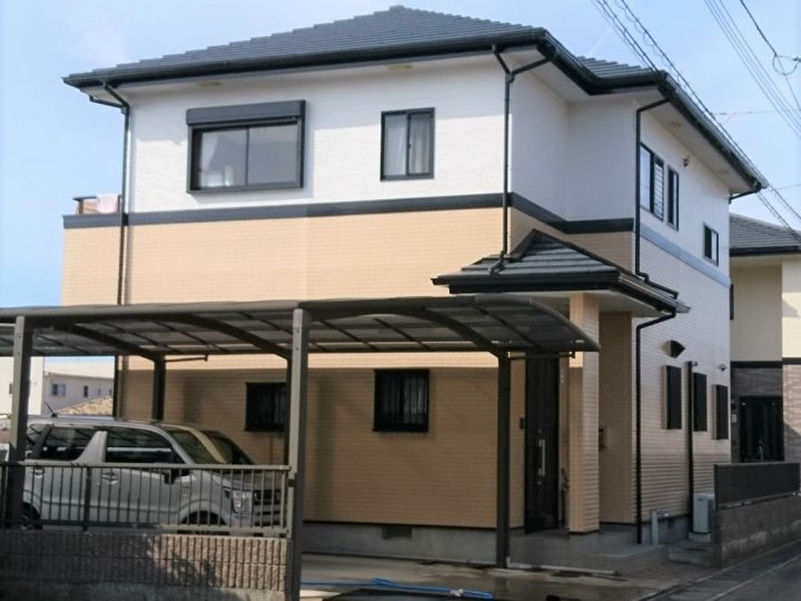 板野郡藍住町　O様邸　屋根塗装　外壁塗装