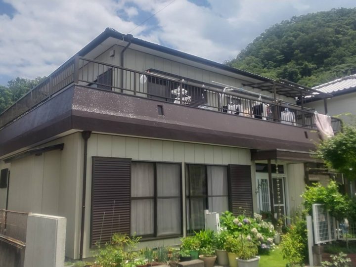 徳島　新浜本町　O様邸　屋根塗装　外壁塗装　
