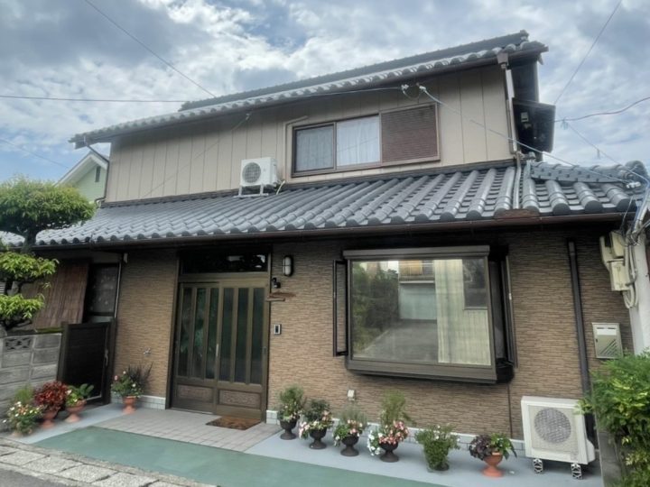 小松島市　田野町　N様邸　屋根塗装　外壁塗装