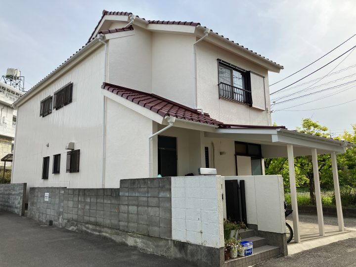 徳島市　中吉野町　K様邸　屋根塗装　外壁塗装