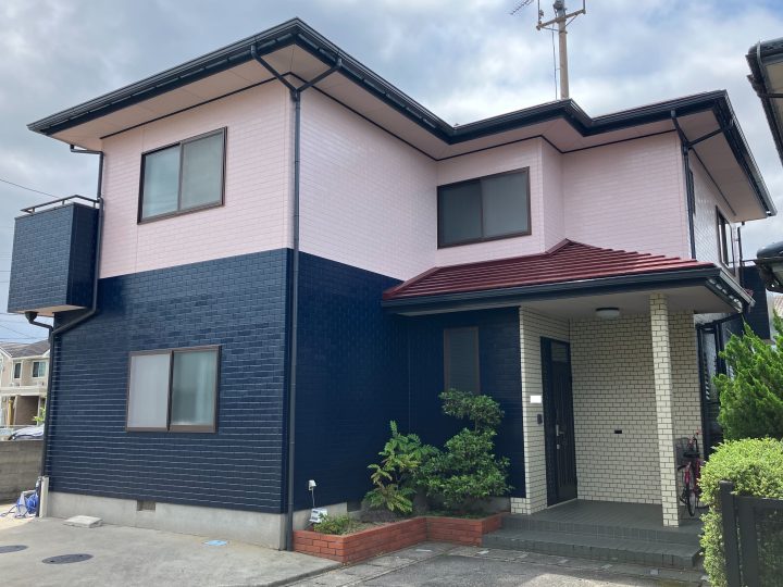 小松島市　神田町　H様邸　屋根塗装　外壁塗装