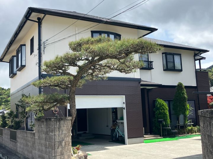 徳島市　入田町　B様邸　屋根塗装　外壁塗装