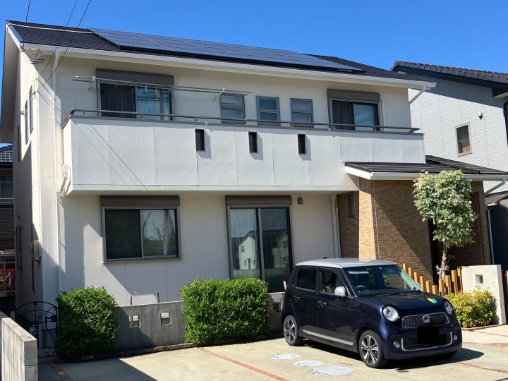 板野郡　藍住町　A様邸　屋根塗装　外壁塗装