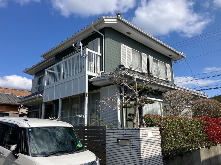 徳島市大原町　O様邸　外壁塗装工事