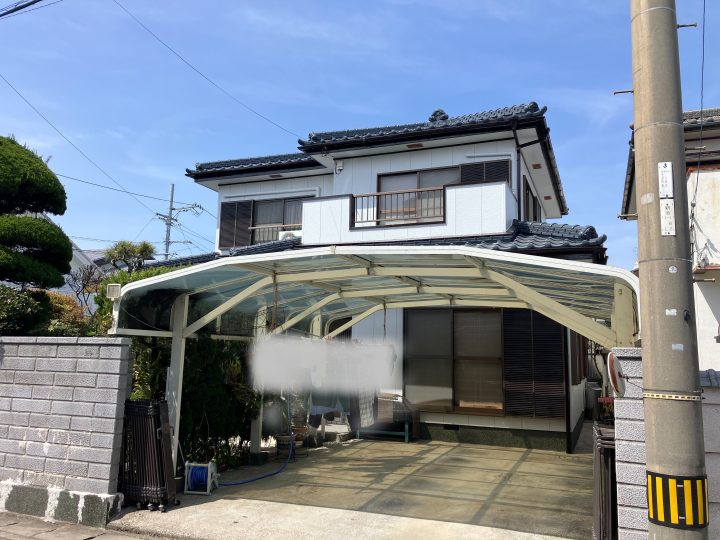 鳴門市撫養町　B様邸　屋根塗装　外壁塗装